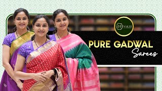 Pure Gadwal Sarees Collection | Free Shipping | Video Call Facility | Sakhi