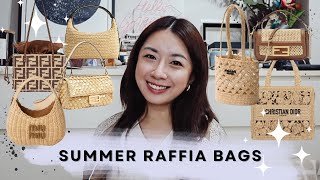 ALL THE RAFFIA BAGS THIS SEASON | FLUFFEDUPFLAIR