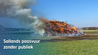 Fik erin! Een paasvuur vanaf je luie stoel | RTV Oost