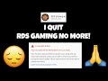 I Quit YouTube It's All Over 😢 RDS Gaming Channel No More 😢 I got Fake Strikes From Tencent