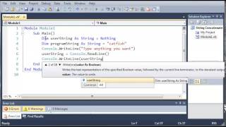 Visual Basic Tutorial 18 Concatenate Strings