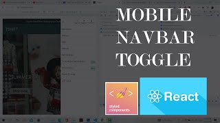 Mobile Navbar Toggle (ReactJS, Styled-Components)