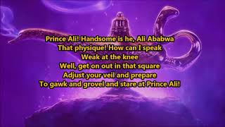 Will Smith- Prince Ali From Aladdin Lyrics Heylyrics