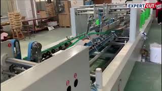 EF Folder  Gluer running corrugated job