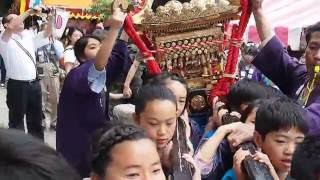 東京　南千住　素盞雄（すさのお）神社　天王祭　瑞光の子供神輿　２０１６．６．４