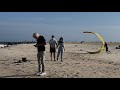 lift off kite surfing at sandy hook beach