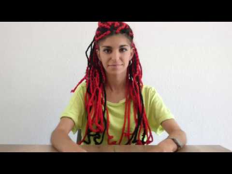 [tutorial] Trenzas Africanas Con Lana (Fácil) - YouTube