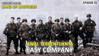 PETANI, SUPIR, TUKANG KORAN JADI PRAJURIT MELAWAN NAZl | ALUR FILM BAND OF BROTHERS (EPISODE 1)