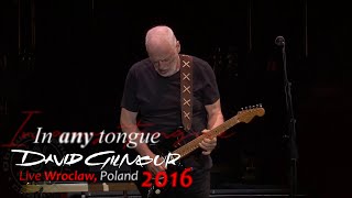 David Gilmour - In Any Tongue | Wroclaw, Poland - June 25th, 2016 | Subs SPA-ENG