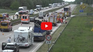 Kaum wieder Baustelle auf der A1 - Wieder schwere Unfälle: