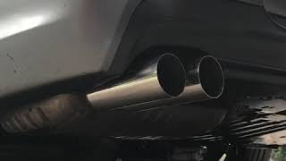 BMW 328i N52 Custom BMW Performance Exhaust Clone Muffler E90