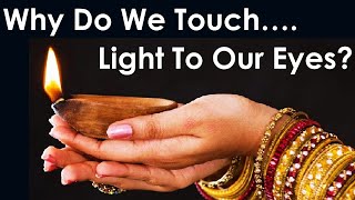 Swami Dayatmananda explains Significance of Touching Light To Our Eyes After Arati to God
