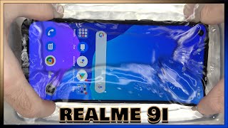 Realme 9i Durability Test (Water, Scratch, Bend)