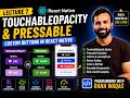 React Native TouchableOpacity & Pressable Tutorial | Custom Buttons in React Native