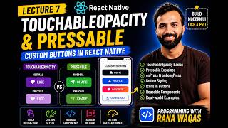 React Native TouchableOpacity & Pressable Tutorial | Custom Buttons in React Native
