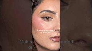“Makeup can’t look good on textured skin” 😭🤭 #realskintexture #makeuptutorial #acnemakeup