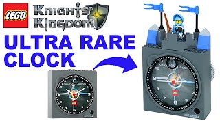 Lego ultra rare Knights Kingdom Clock | other Lego analogue clocks