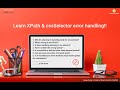 Learn XPath & cssSelector error handling: SelectorsHub