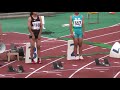 兵庫県中学校陸上新人大会　1年女子100メートル決勝　2019年9月29日　ユニバー記念競技場 優勝　長野亜美　稲美中　準優勝　仲埜心葉　関西学院中学部