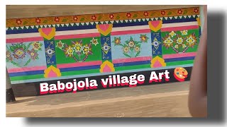 Babojola (Atu) village Art 🎨🎨 is so beautiful art  / watch this full video and like commen and subs