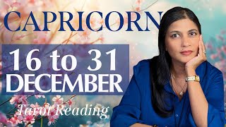 CAPRICORN Tarot reading from 16 to 31 December  2024