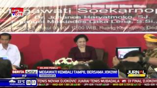 Megawati Kembali Tampil Bersama Jokowi