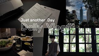 Just another Day | Daily vlog #1 visa in Taipei 文藻交換生德簽一日行