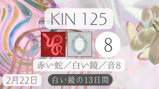 【マヤ暦 KIN125】今日の銀河のエネルギーについて｜キーワードと過ごし方（2024年2月22日）