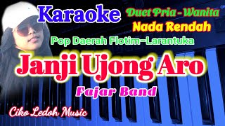 JANJI UJONG ARO_FAJAR BAND_KARAOKE_Pop Flotim_Larantuka_DUET NADA RENDAH _Ciko Ledoh Music