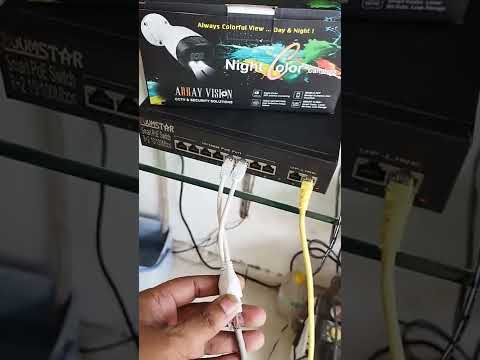 How To Use 2 Ip Cameras On 1 Lan Cable - YouTube