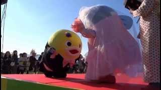 2014 11 22　かわばたくんJr　もろこちゃん　はにゅコレ　世界キャラクターさみっとin羽生2014