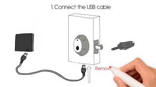 Unlocking a dormakaba InSync D and InSync M with Dead Batteries