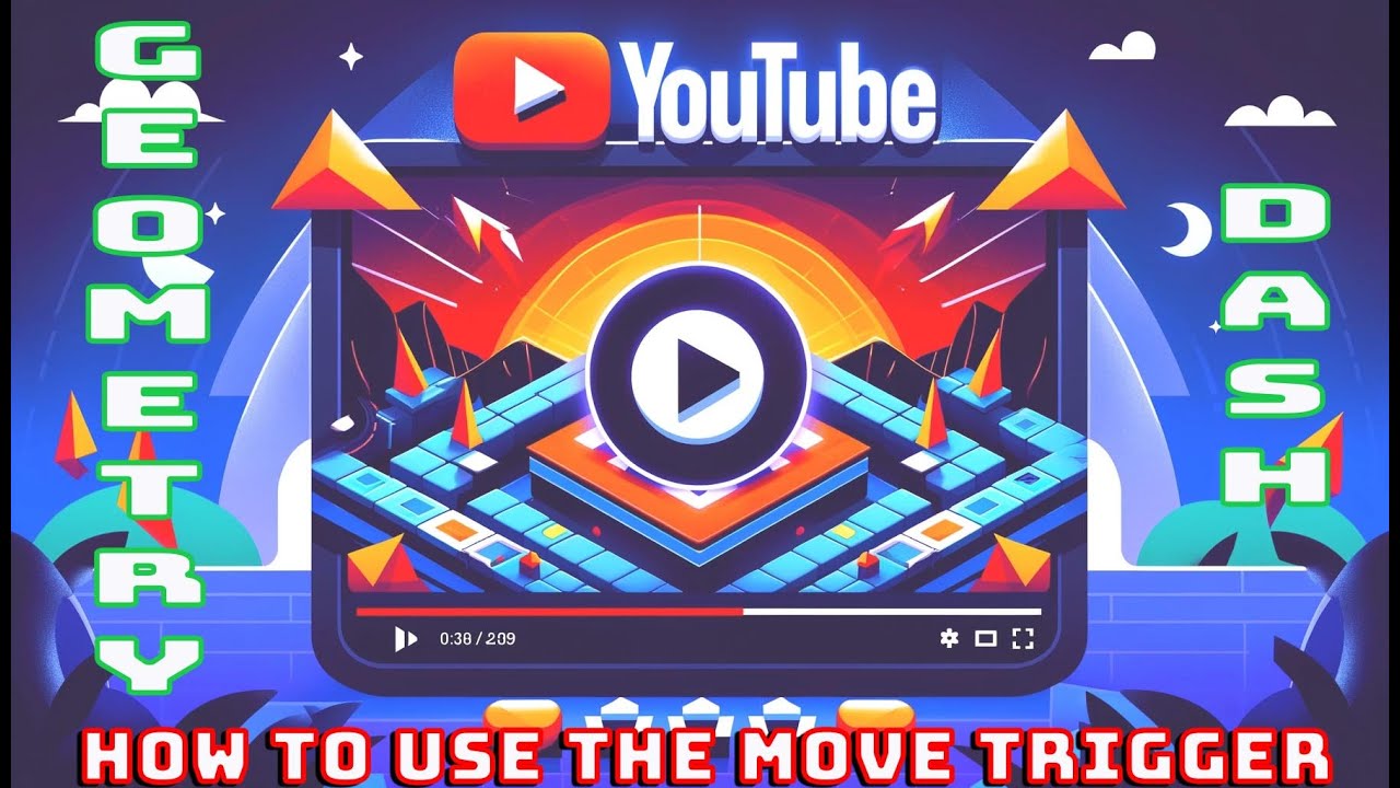 Mastering Geometry Dash How To Use The Move Trigger Youtube