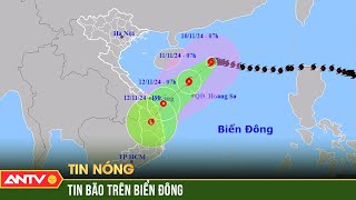 Tin bão mới nhất: Bão số 7 giảm cấp, áp sát vùng biển từ Quảng Trị đến Quảng Ngãi | ANTV