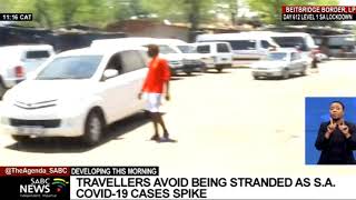 Travellers avoid being stranded as South Africa experiences a spike in COVID-19 cases