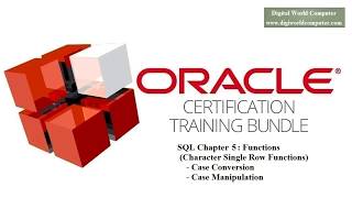 Chapter 5 SQL Character Single row function