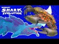 NARRALLICLYUS LUMINITE SHARK vs BLACK CRAB BOSS (HUNGRY SHARK EVOLUTION)