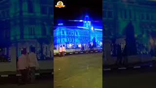 colorful lightings on Ripon building | Chennai corporation