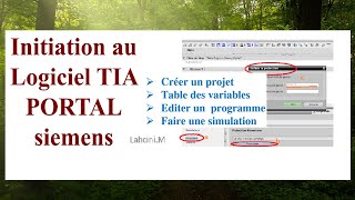 Pogrammer et simuler avec TIA PORTAL Siemens