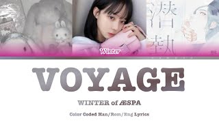 Winter (Aespa) 'Voyage' (Ost. Castaway Diva) [HAN, ROM, ENG Lyrics]