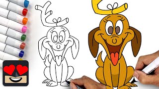 How To Draw Max | How the Grinch Stole Christmas