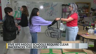 Multiple APS schools enact clear bag policy