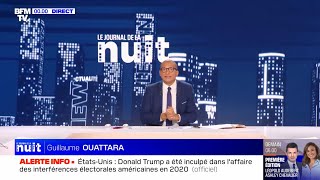 BFMTV | Début • Le journal de la nuit - Guillaume Ouattara — 23h58, mardi 1er août