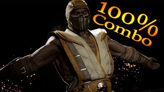 Scorpion 100% T.O.D Combo In Mortal Kombat 11| 4K