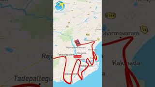 Vlog Map #bhimavaram #eluru #travel #kalluru #food #khammam #tamil #thorrur #badrachalam