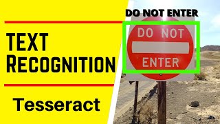 Text Recognition - Python Program - OpenCV & Tesseract | Easy Builds