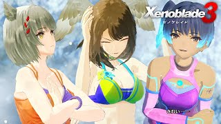 【ゼノブレイド3】水着キャラでセラティニア戦 (ハード) DLCエキスパンションパス衣装【Xenoblade3】