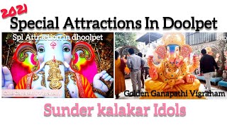 Special attraction of Dhoolpet Ganesh Market Cute & small Ganesh Idols 2021 Very attractive 😍