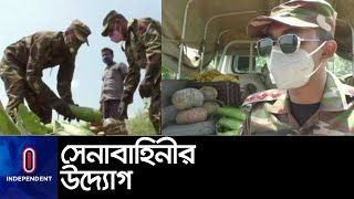 কৃষকদের কাছ থেকে সবজি কিনে ত্রাণ হিসেবে বিতরণ || Jessore  Army