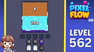 Pixel Flow Level 562 Solution Walkthrough